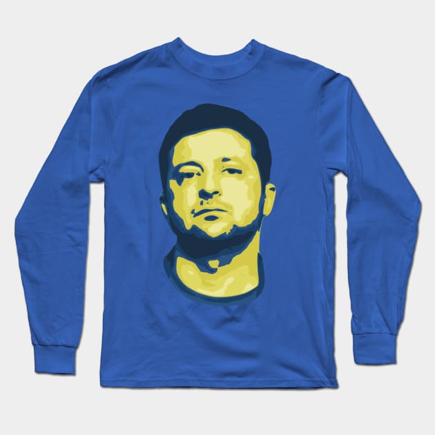 Zelensky Ukraine Long Sleeve T-Shirt by Nerd_art